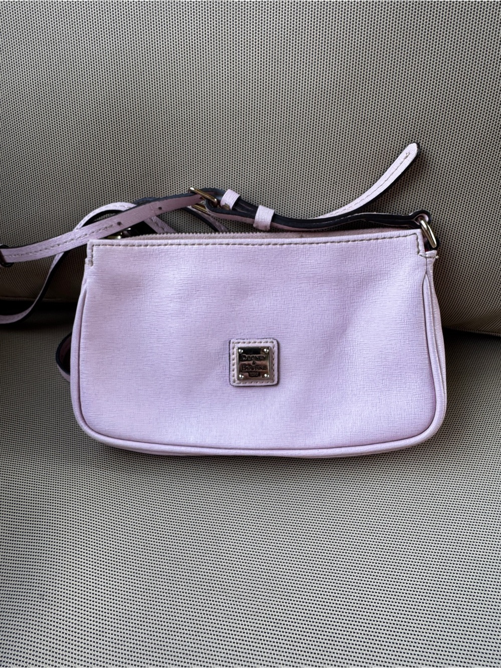 Dooney & Bourke Pink Saffiano Lexi Crossbody Y2K Mini Shoulder Bag